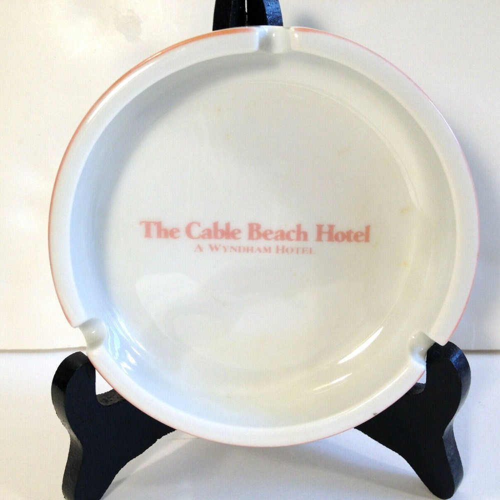 Vintage The Cable Beach Hotel Ashtray Souvenir Ashtray Specialist Co. Wyndham